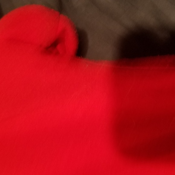 Red maternity top - Picture 4 of 6